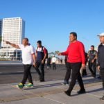 Pj Gubernur Jalan Pagi Bersama Pejabat OPD dan Anggota DPRD Sulsel di CPI