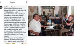 Pemilik Akun FB Hari Kusuma Bahari yang Akan Dilaporkan ke Polisi Angkat Bicara