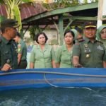 Dandim 1403 Palopo Dampingi Danrem 141 Toddopuli Tabur Benih Ikan Nila dan Tanam Jagung