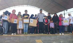 Semarak HUT Ke-78 Korpri, Dandim 1403 Palopo Lepas Ribuan Peserta Fun Walk Luwu Timur