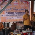DPC Hanura Morut dan Morowali Gelar Rapat Konsolidasi Bersama, Ini yang Ditekankan Delis Julkarson Hehi