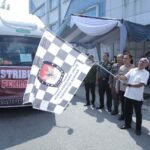 Bupati Asahan Lepas Distribusi Logistik Pemilu Tahun 2024