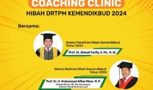 Maksimalkan Penelitian dan Pengabdian, LPPM UNCP Gelar Coaching Clinic Hibah DRTPM Kemendikbud