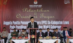 KPU Luwu Lantik 681 Anggota PPS Pilkada Serentak 2024