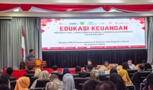 Asisten II Pemkot Palopo Buka Kegiatan Edukasi Keuangan Yang Digelar TPAKD Bersama OJK Sulselbar