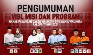 Diumumkan KPU, Yuk Kenali Visi Misi dan Program 4 Bapaslon Walikota Palopo 2024
