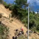 Longsor Kembali Terjadi di Makaratte, Akses Jalan Seko–Rongkong Terputus Sementara