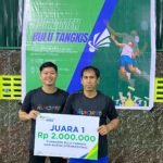Tim Perumda TM Palopo Rebut Juara 1 di Turnamen Badminton May Day 2025