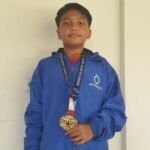 Karateka Cilik Luwu, Muh Abid Arbi Arsyad Raih Medali Emas di Kejuaraan Sandeq Open 2025