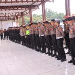 Personel Gabungan Amankan Kejuaraan Balap Motor Piala Kapolda Sulteng Seri 3 di Morowali