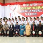 Bupati Morowali Kukuhkan 48 Anggota Paskibraka 2025