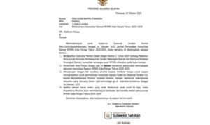 Pemprov Ultimatum Palopo: Ranwal RPJMD Belum Juga Diserahkan, Inspektorat Siap Turun