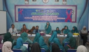 Tim Penggerak PKK Asahan Gelar Evaluasi Lomba IVA Test di Kecamatan Aek Songsongan