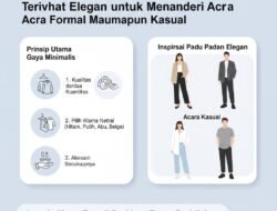 Gaya Fashion Minimalis yang Tetap Terlihat Elegan untuk Menghadiri Acara Formal Maupun Kasual
