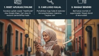 Cara Menemukan Makanan Halal di Negara Minoritas Muslim Saat Sedang Traveling Sendiri