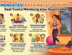 Tips Mengatasi Rasa Malas Berolahraga Saat Cuaca Sedang Mendung atau Hujan Turun Dengan Sangat Lebat