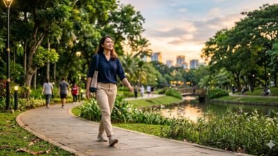 Manfaat Berjalan Santai Di Sore Hari Untuk Melepaskan Ketegangan Otot Setelah Bekerja